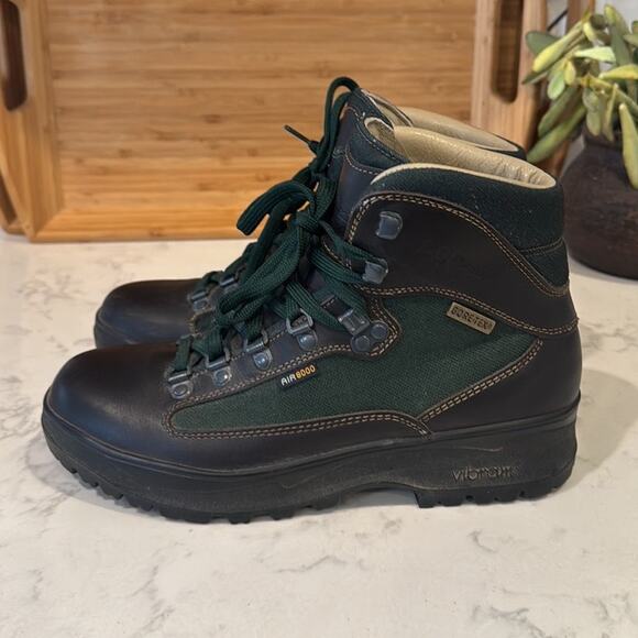LL BEAN Cresta Air 8000 size  8 Gore-Tex Hiking Trail Boots Vibram Made Italy - Picture 3 of 9